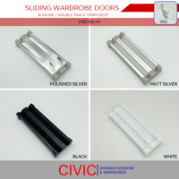 Wardrobe Doors SlimlineTrack SlimlineDouble
